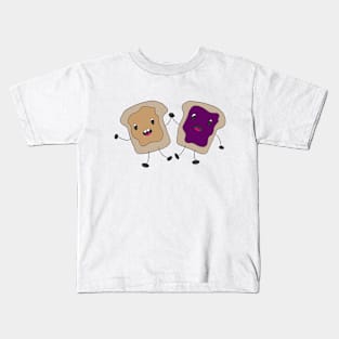 Peanut Butter And Jelly Cartoon Kids T-Shirt